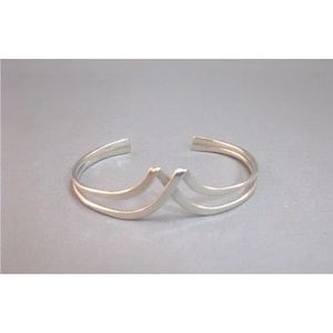 Handmade sterling silver cuff bracelet